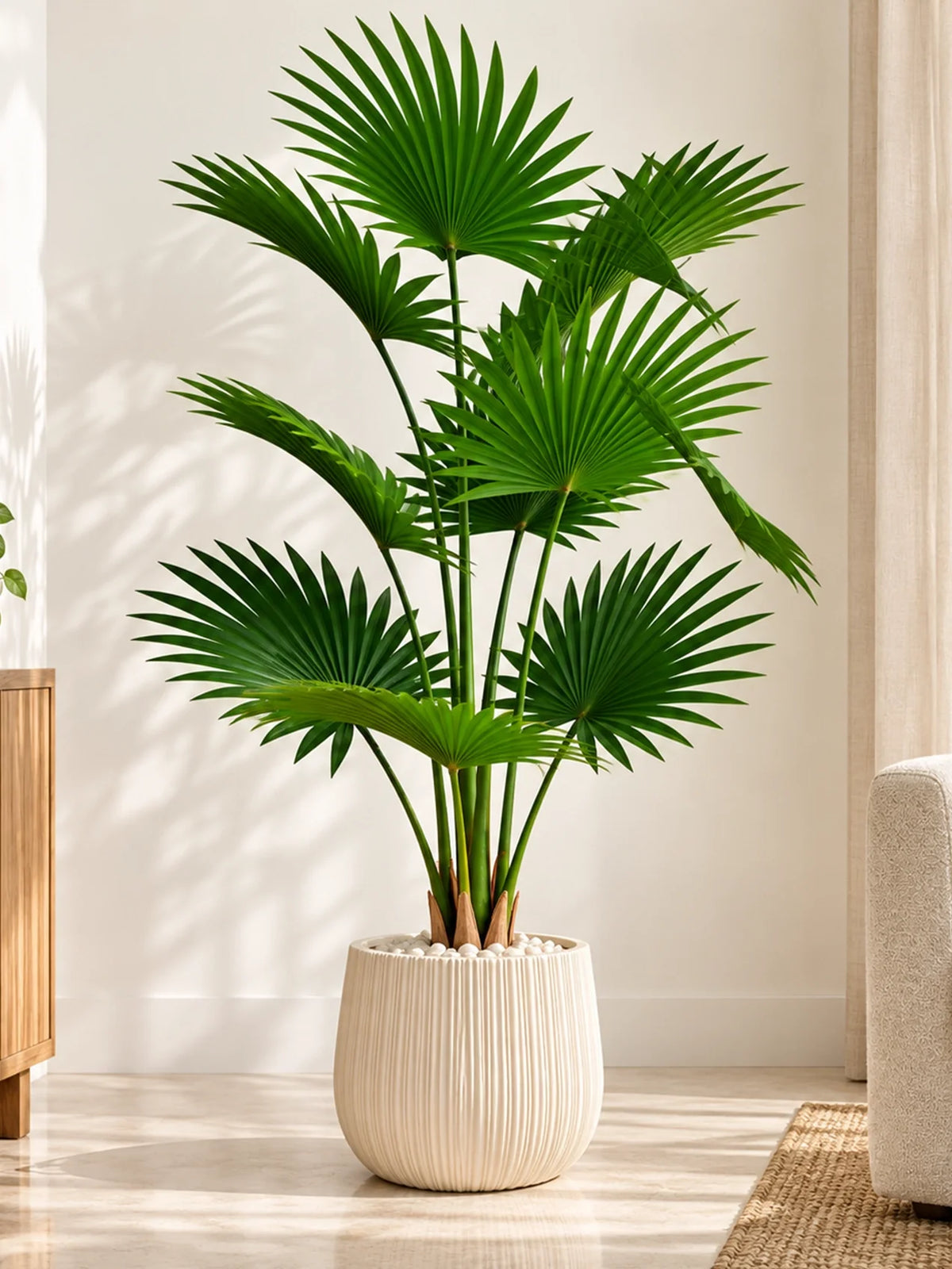 Artificial Fern Palm Plant | 180 cm | 9 Leaves