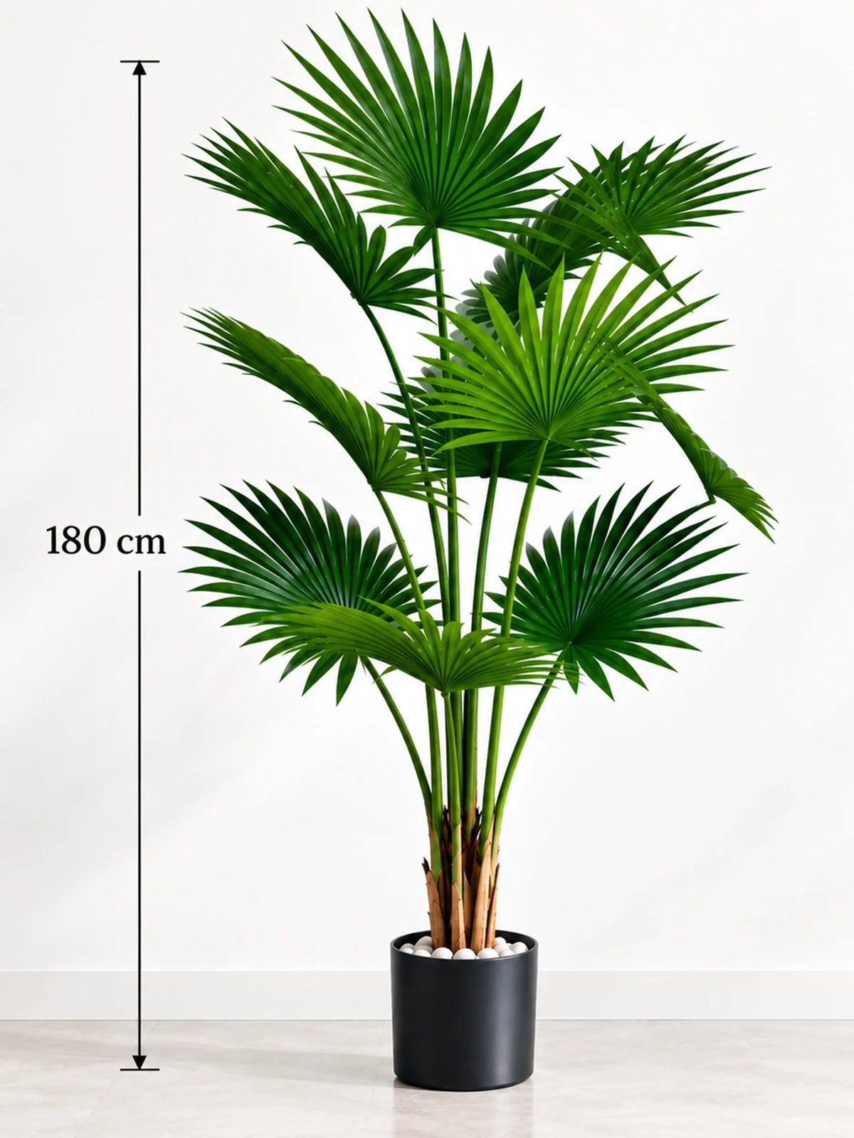 Artificial Fern Palm Plant | 180 cm | 9 Leaves