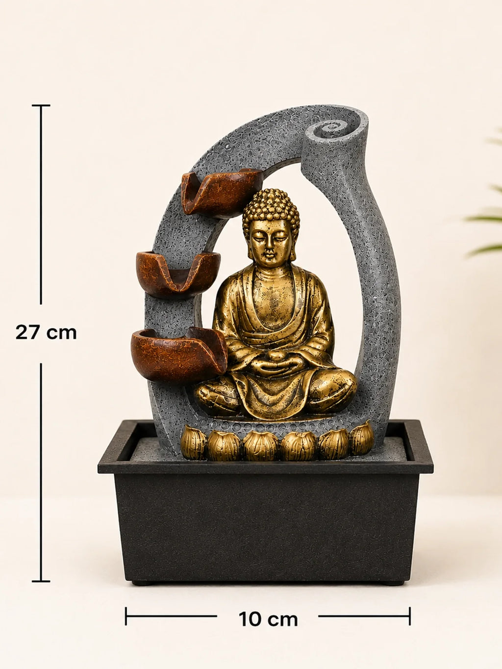 Buddha Tabletop Water Fountain | 27 cm
