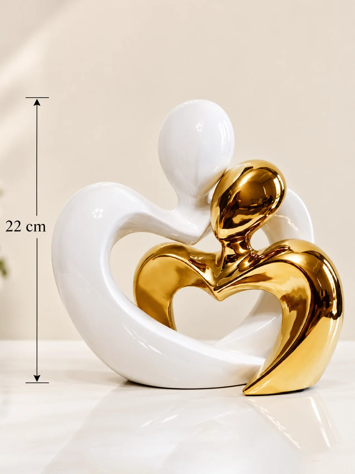 Romantic Heart Lover Sculpture