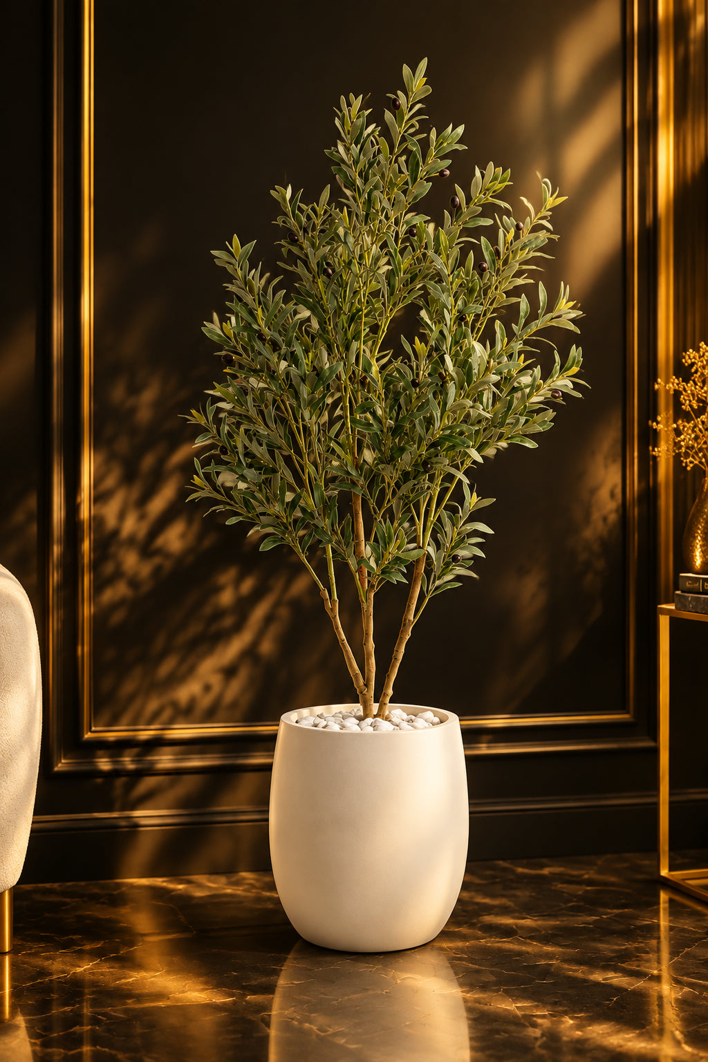 Artificial Olive Plant | 150 cm | 886 Leaves | 34 Olives