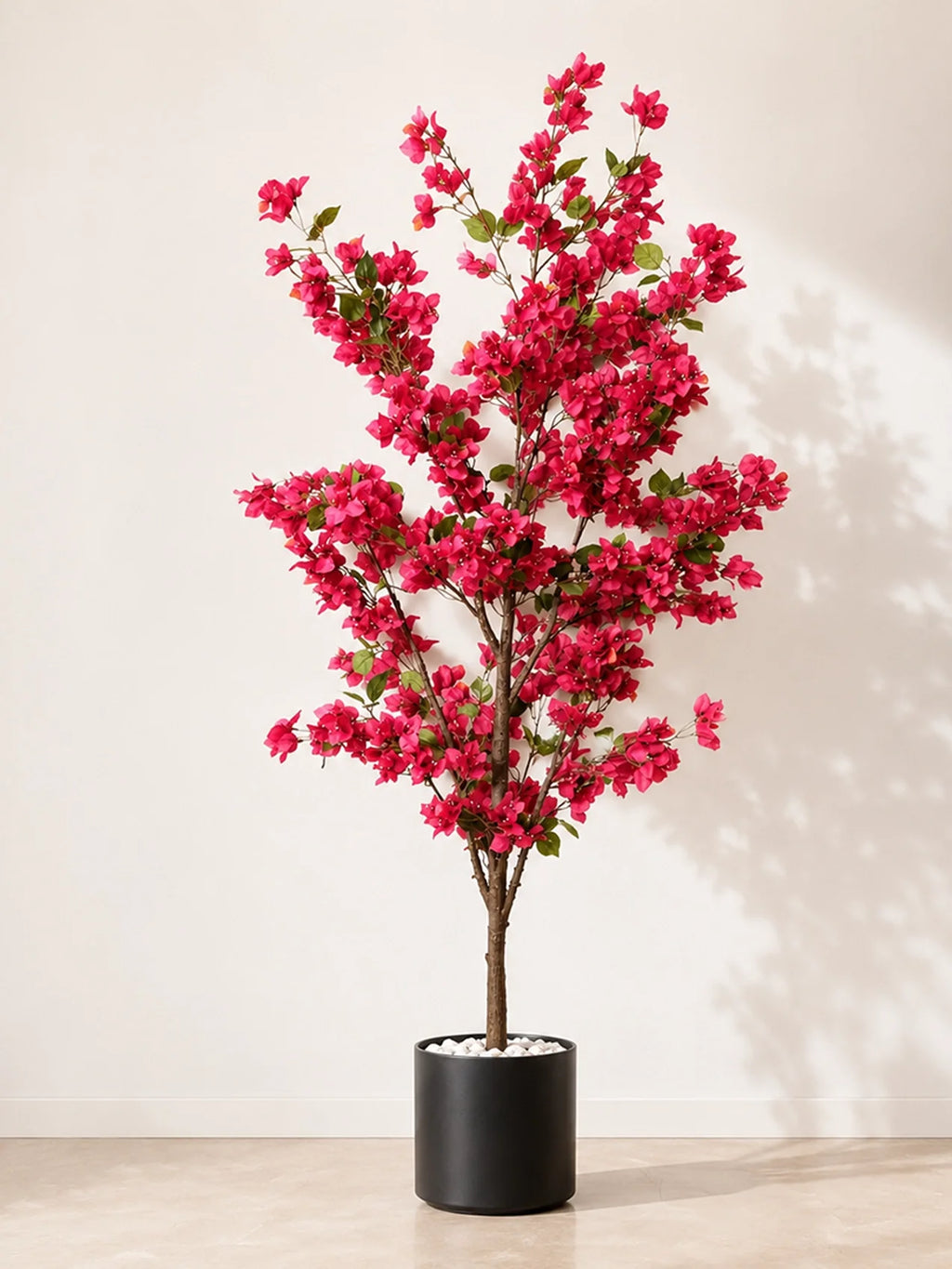 Artificial Bougainvillea Plant | 900 Flowers ||180 cm| Basic Pot