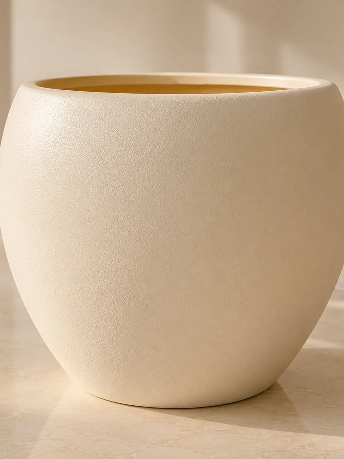 Oval Planter | Off White | 31 cm