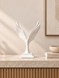 Ascendancy Roc Winged Sculpture | White | 31 cm