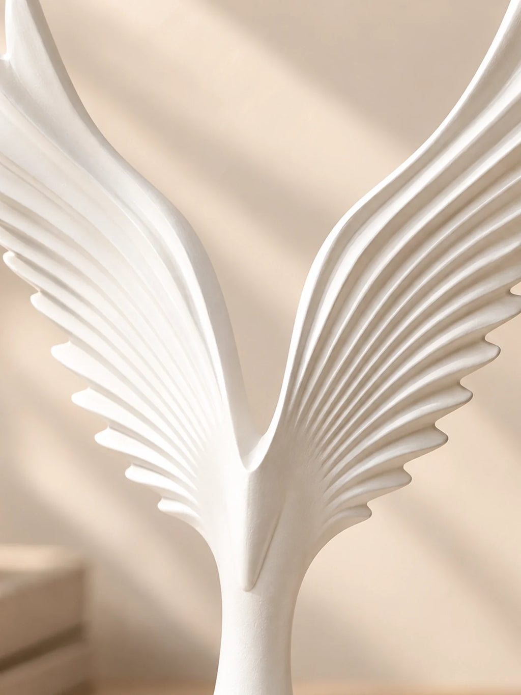 Ascendancy Roc Winged Sculpture | White | 31 cm