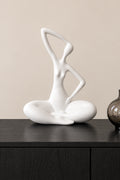 Blissful Yoga Sculpture | White | 25 cm